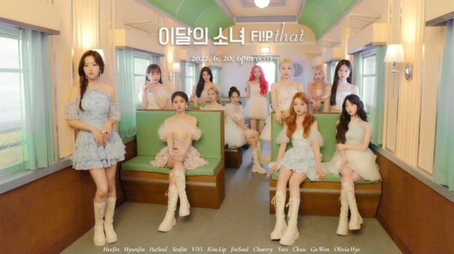 Rilis Mini Album Spesial Musim Panas Flip That, LOONA Tampil Lebih Segar