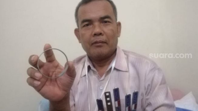 Gelang untuk digunakan jemaah haji. Sebagai idnetitas di Tanah Suci Mekkah [SuaraSulsel.id/Kemenag Sulsel]