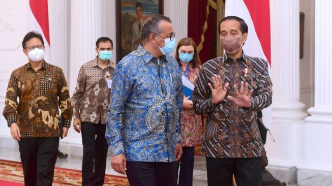 Bertemu Jokowi, Dirjen WHO Sampaikan Apresiasi Capaian Indonesia Tangani Covid-19