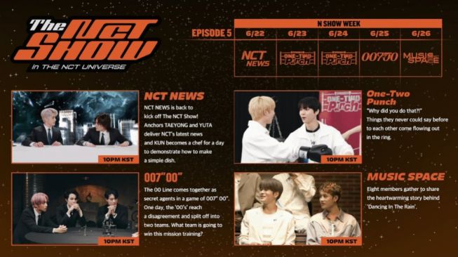 SM Akan Suguhkan 4 Konten THE NCT SHOW in THE NCT UNIVERSE Eps 5, Siap-siap!