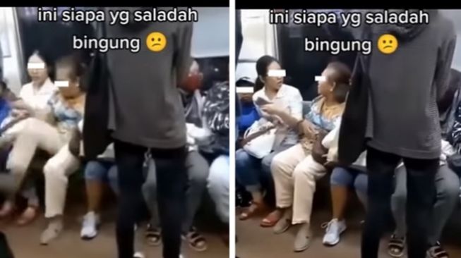 Gegara Ogah Dipanggil Nenek, 2 Penumpang KRL Adu Mulut Sampai Saling Injak, Publik: Siapa yang Salah?