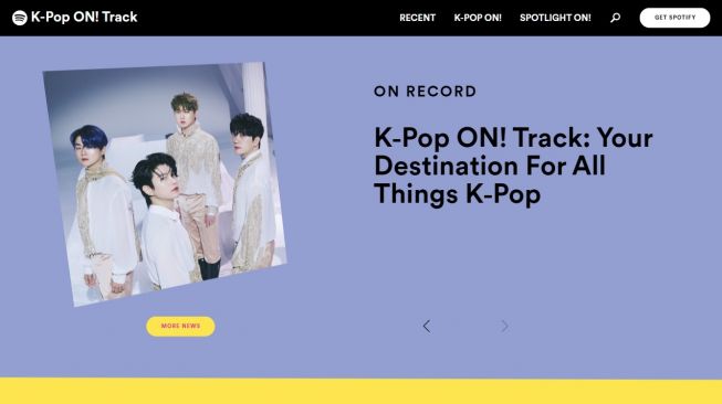 Spotify Luncurkan K-Pop ON! Track