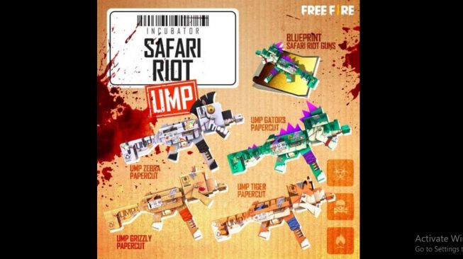 Skin Senjata UMP Terbaik Free Fire, Wajib Dimiliki Survivors!