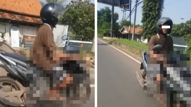 Viral Pria Diduga Sedang Masturbasi Sambil Naik Motor, Disebut Sudah Ikuti Korban Sejak Exit Tol