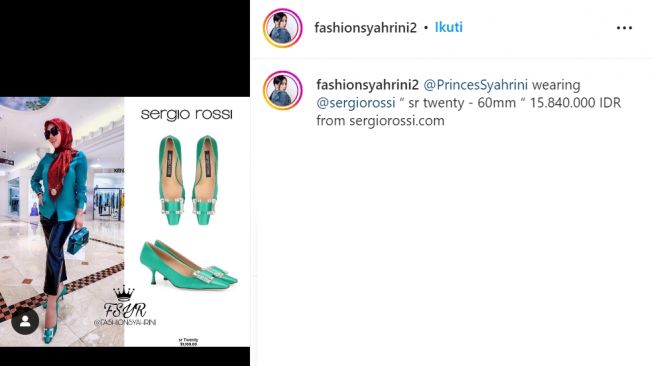 Koleksi Sepatu Mewah Syahrini (instagram/fashionsyahrini2)