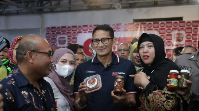 Sambangi Pelatihan UMKM, Sandiaga Uno Bantu Bakso Aci Garut Mendunia