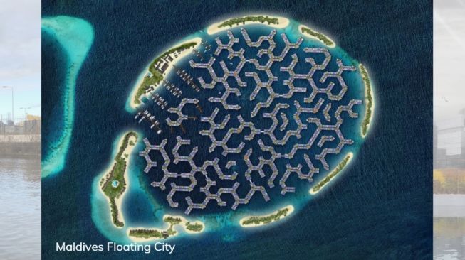 Perubahan Iklim Dorong Maladewa Bangun Kota Terapung