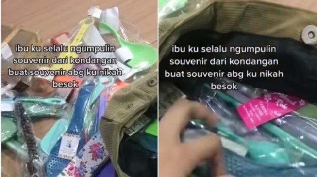 Pangkas Anggaran, Seorang Ibu Kumpulkan Souvenir Kondangan untuk Dibagikan di Nikahan Anak, Publik: Ide Bagus