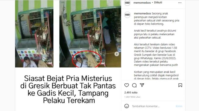 Calon Guru Pondok Pesantren Cabuli Bocah di Gresik, Videonya Viral, Pelaku Dibekuk di Surabaya