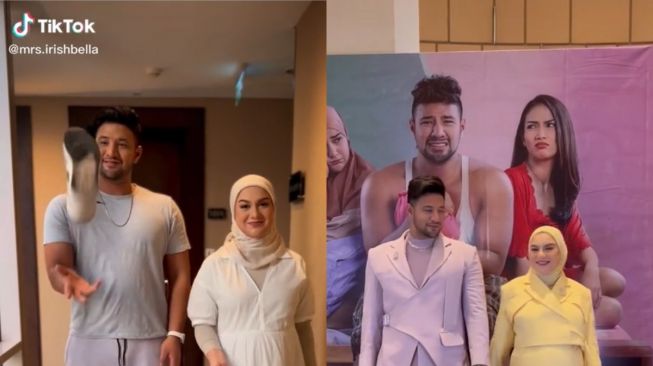 Foto: Hadiri Acara Gala Premier Film, Begini Transformasi OOTD Irish Bella dan Ammar Zoni (tiktok/mrs.irishbella)