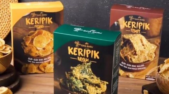 Keripik Pisang, Keripik Bayam dan Keripik Tempe. (Sumber: IG)