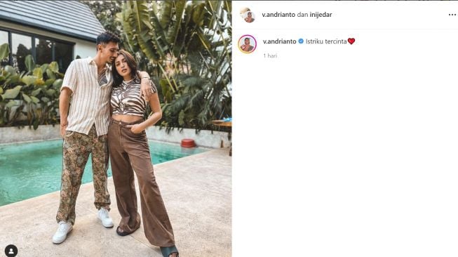 Penampilan Jessica Iskandar jadi sorotan (instagram/v.andrianto)