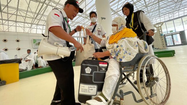 Pelayanan di Paviliun di Bandara Jeddah, Bandara Internasional King Abdulaziz (KAIA), Jeddah, Arab Saudi (Photo credit: MCH 2022)