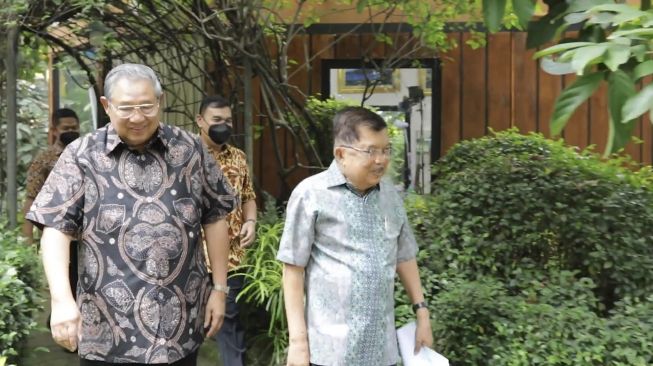 Cuma Kebetulan, AHY Anggap Tak Ada Kaitan Antara Pertemuan SBY dan JK dengan Surya Paloh