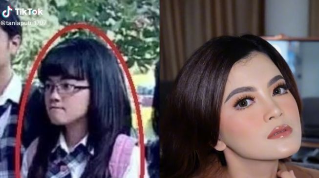 Foto: Tania Putri Bagikan Video Transformasi Sebelum Menikah hingga Sesudah Menikah, Definisi Glow Up (tiktok/taniaputri1707)