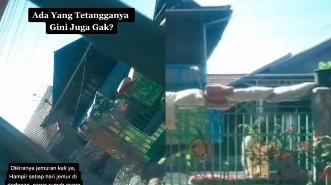 Viral Curhat Warganet, Pagar Rumahnya Dijadikan Tempat Jemur Bantal Guling Oleh Tetangga, Ternyata Banyak yang 'Relate'