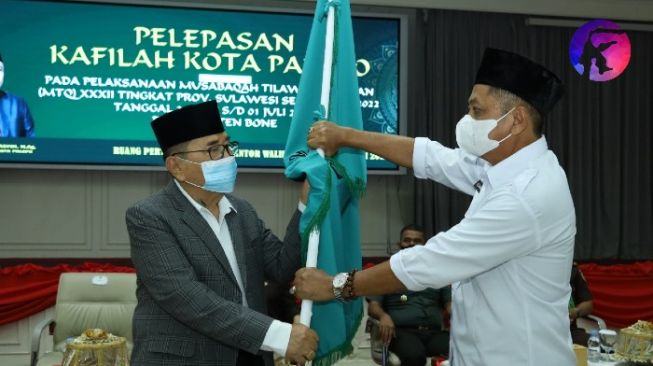 Lepas Kafilah Kota Palopo ke MTQ XXXII Tingkat Provinsi Sulsel ke Bone