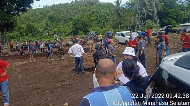 Pemerintah Siapkan Hunian Sementara Bagi Warga Terdampak Bencana Abrasi Pantai di Minahasa Selatan