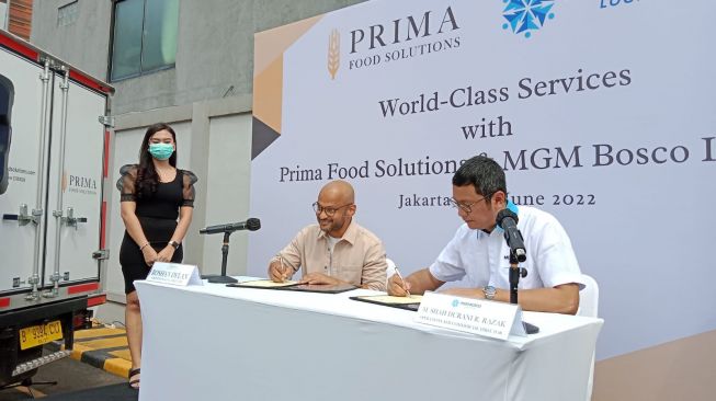 Jamin Produk Fresh Sampai ke Konsumen, Prima Food Solutions Kerja Sama dengan MGM Bosco Logistics