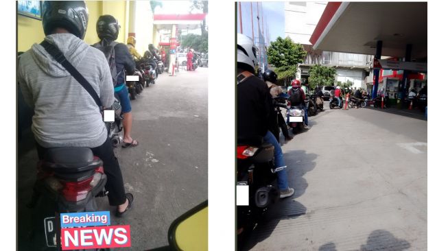 Curhat Warganet Tentang Salah Satu SPBU di Bandung: Katanya Antrean Panjang di Pertalite Biar Pemotor Isi Pertamax