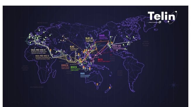 Sukses di Amerika, Telkom Bangun SKKL Bifrost Jakarta-Balikpapan-Manado-Amerika