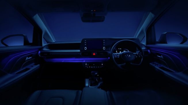 Interior Hyundai Stargazer, mobil LMPV yang akan segera diluncurkan di Indonesia. [Dok HMID]