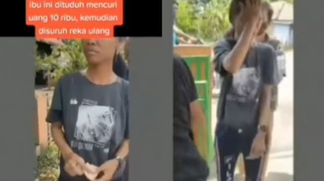 Dituduh Ambil Uang Rp 10 Ribu, Wanita Ini Disuruh Reka Ulang, Pemilik Bertindak Kasar