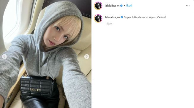 Lagi di Paris, OOTD Serba Celine Lisa Blackpink Viral, Harga Ikat Rambut Jadi Sorotan