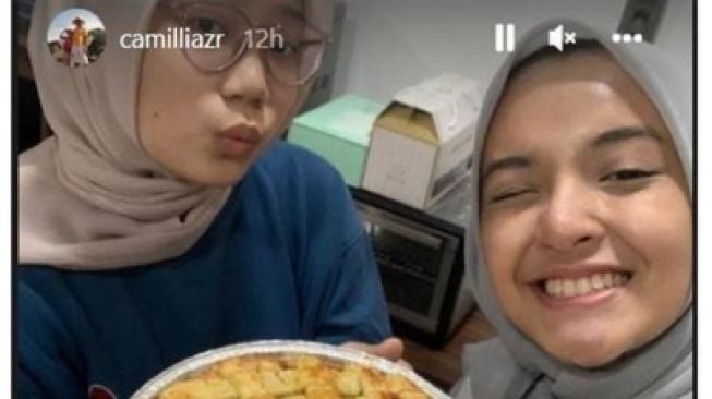 Kebersamaan Nabila Ishma dan Zara Adik Eril (Instagram/camilliazr)