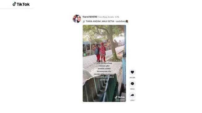 Anak SD terpaksa ke sekolah pakai sendal, alasannya bikin mewek. [TikTok]