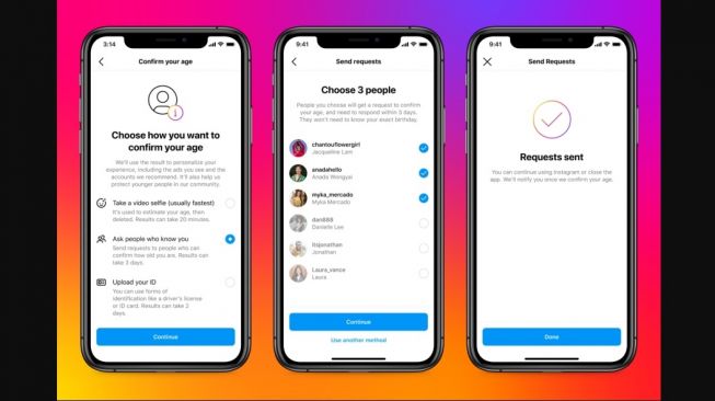 Fitur baru Instagram, verifikasi usia. [Fb.com] 