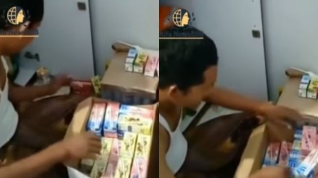 Tiap Hari Dapat Minuman Sehat dari Tempat Kerja, Seorang Ayah Kumpulkan Dua Bulan Demi Bisa Bawa Pulang Buat Anak