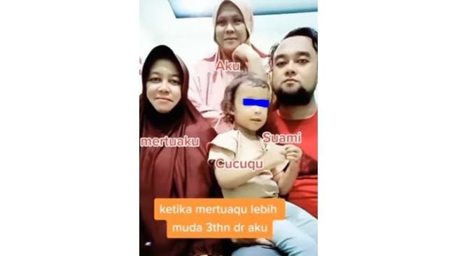 Wanita Ini Punya Mertua Lebih Muda 3 Tahun dari Dirinya, Bak Teman Sendiri