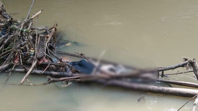 Penemuan Mayat di Sungai Cibinuangeun Malimping Bikin Geger, Ditemukan Membusuk di Tumpukan Ranting Kayu