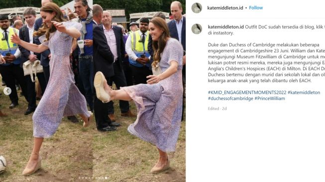 Kate Middleton (Instagram/katemiddleton.id)