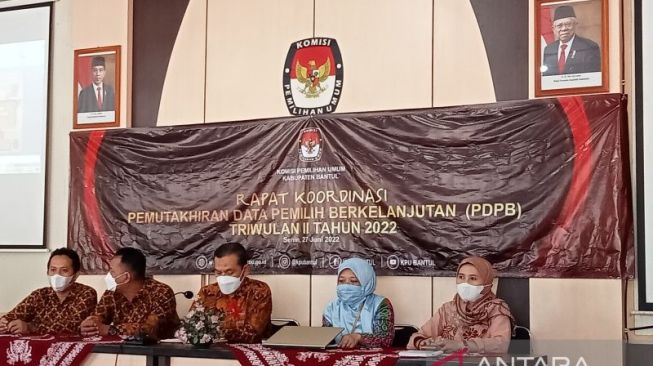KPU Bantul Temukan 985 Data Pemilih Tak Penuhi Syarat hingga Mei 2022