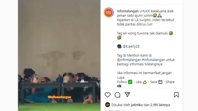 Viral Dua Pasang Remaja Tepergok Bermesraan di Kafe di Malang