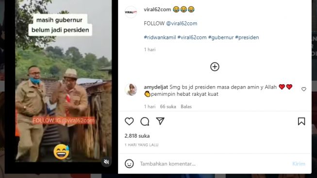Ridwan Kamil Disoraki 'Presiden' Oleh Sejumlah Bocah, Begini Jawabannya