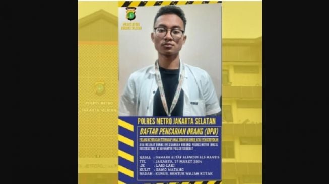 Kasus Pengeroyokan Di SMA 70, Seorang Pemuda Jadi Buronan Polisi, Ini Tampangnya