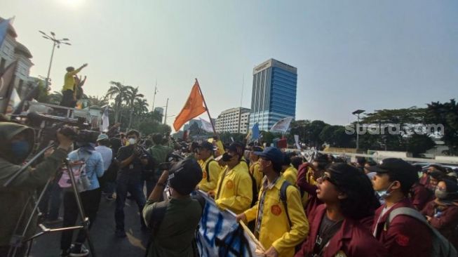 Buntut Kenaikan Harga BBM, 19 Elemen Masyarakat Demo di Sembilan Titik Wilayah Jakpus, Termasuk Dekat Istana