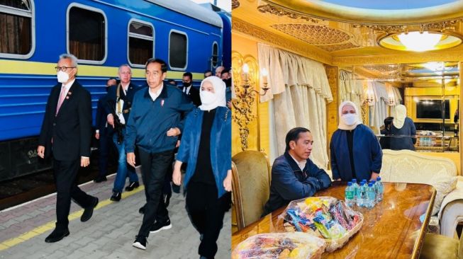 Presiden Jokowi Naik Kereta Luar Biasa ke Ukraina, Potret Interior Megah Bikin Kagum