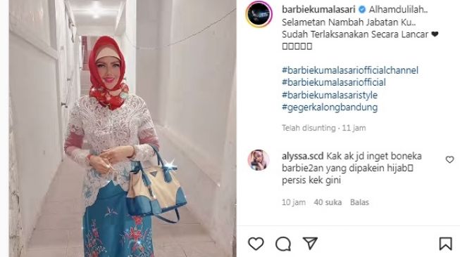 Penampilan Barbie Kumalasari Bikin Geregetan Publik: Pengen Betulin Hijabnya