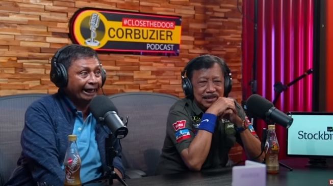 Kadir dan Doyok saat hadir di Podcast Deddy Corbuzier [Youtube/Deddy Corbuzier]