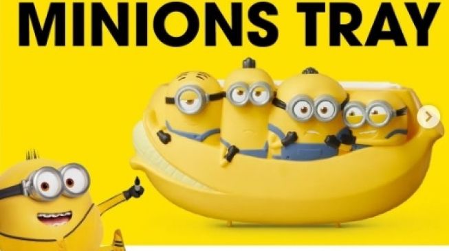 McDonalds Luncurkan Merchandise Minions Tray, Persediaannya Terbatas, Lho!