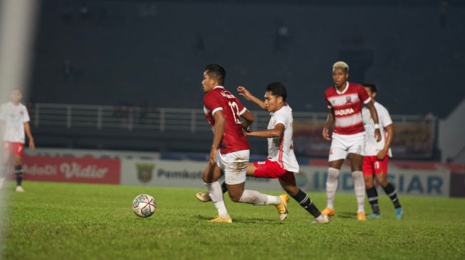 Persija Jakarta vs Madura United dalam matchday keempat Grup B Piala Presiden 2022 di Stadion Sigiri, Samarinda, Selasa (28/6/2022). [Laman Resmi Piala Presiden]