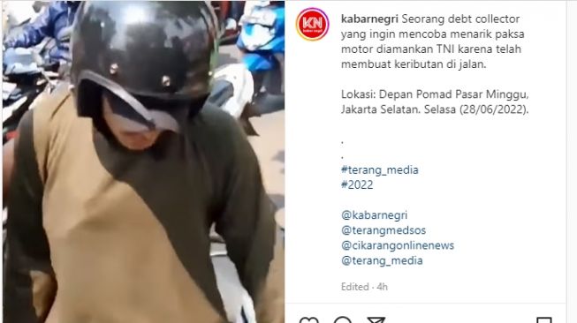 Debt Collector Dibikin Kicep ketika Hendak Tarik Paksa Motor Orang, Sosok Ini Jadi Pahlawan