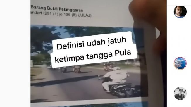 Viral Wanita Kena Tilang Elektronik Karena Motornya Dibawa Montir Tanpa Helm, Warganet: Definisi Jatuh Tertimpa Tangga