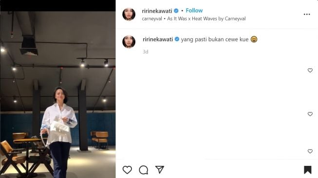 Foto:  Ririn Ekawati Pamer Video OOTD, Pastinya Bukan Cewek Kue (instagram/ririnekawati)