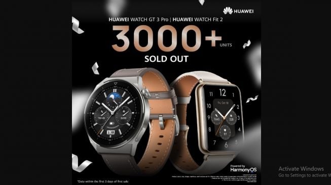 Huawei Watch Fit 2 dan Huawei GT 3 Pro. [Huawei Indonesia]