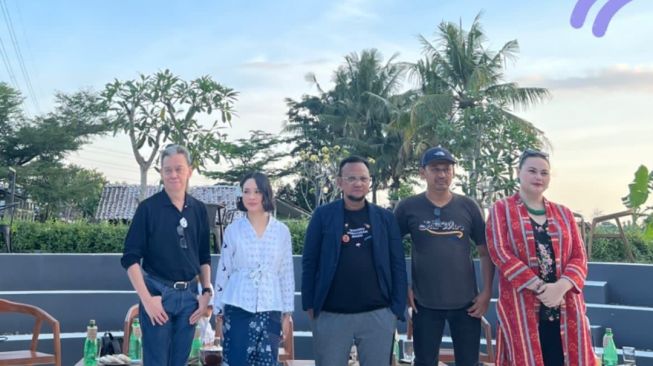 Pariz RM saat konferensi pers Prambanan Jazz 2022 (Instagram/@prambananjazz)